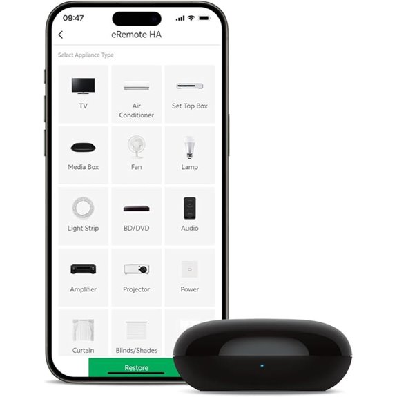 eRemote Hub Wi-Fi IR Universal Remote with Alexa Compatibility