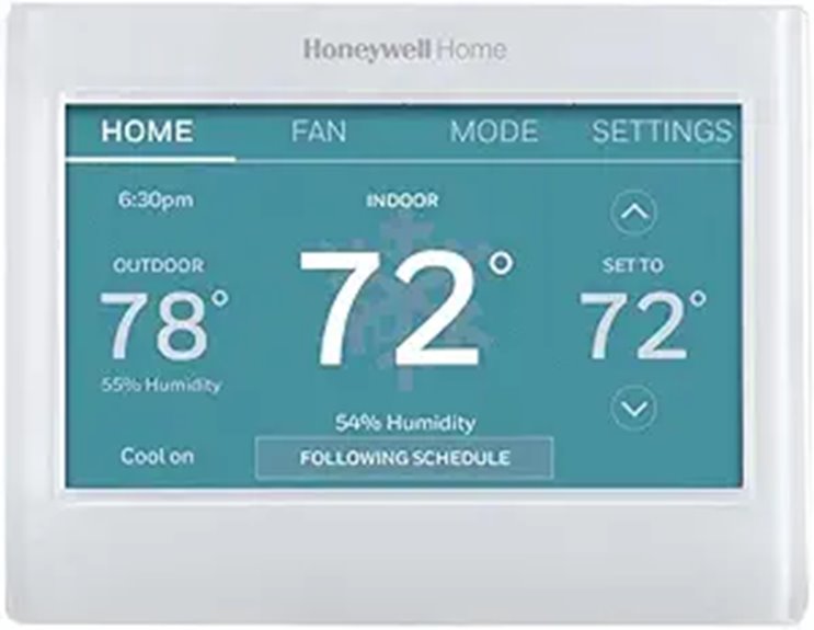 Honeywell RTH9600WF Smart Wi-Fi Thermostat with Touchscreen