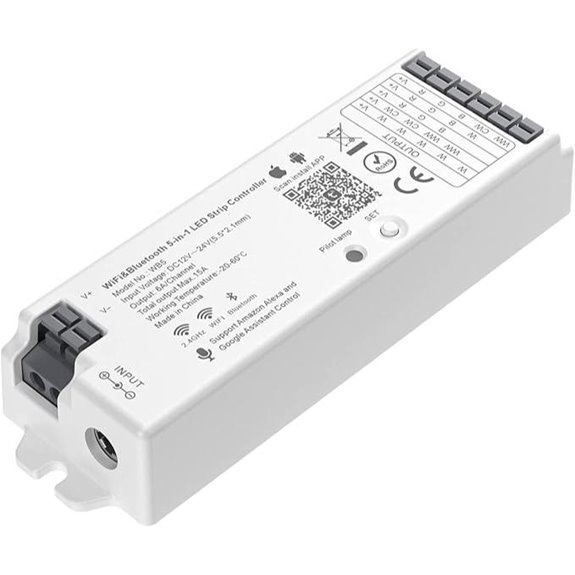 BTF-LIGHTING 5-in-1 WiFi RGBW LED Controller