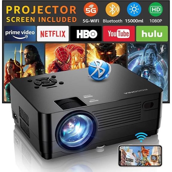wireless 1080p home projector