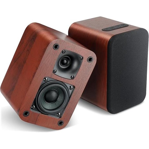 Bluetooth Bookshelf Speakers with Optical & AUX Connection