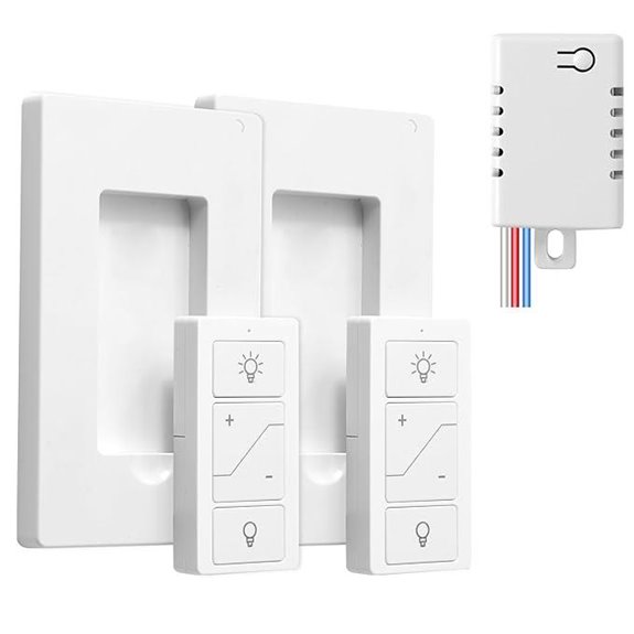 Wireless Dimmer Switch Kit with Remote and Alexa Compatibility