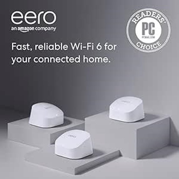 Amazon eero 6 Mesh WiFi System (3-Pack)