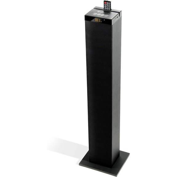 GOgroove Bluetooth Tower Speaker with Subwoofer