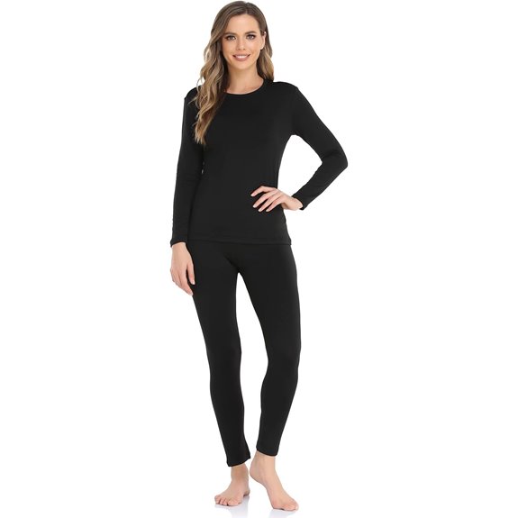 WEERTI Women's Thermal Long Johns Fleece Base Layer