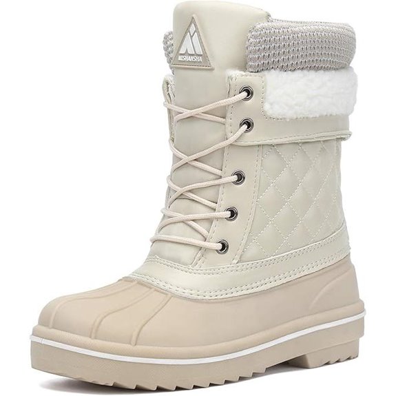 Mishansha Snow Boots for Women Mid-Calf Waterproof Winter Boot