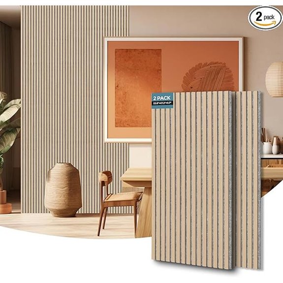 AKUMAX 2 Pack Wooden 3D Wall Panels