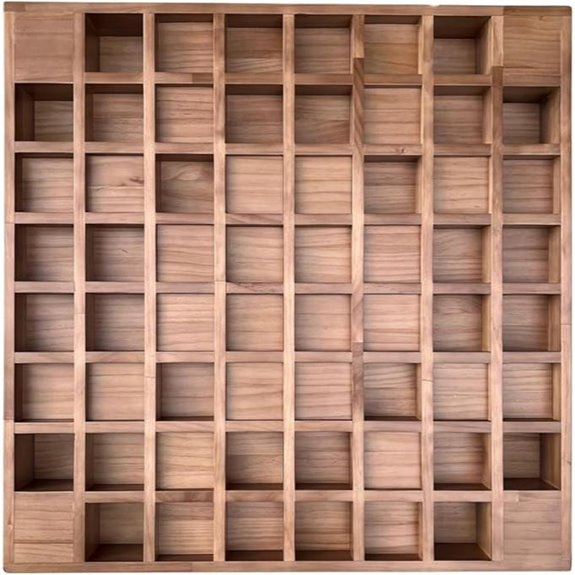Wooden Acoustic Diffuser Panel for Echo Reduction