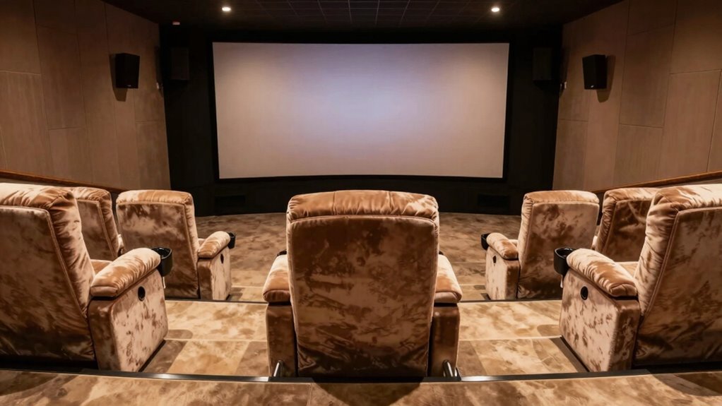 balanced audio and seating