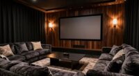 create a cozy home theater