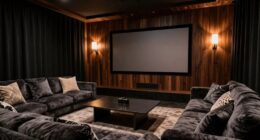create a cozy home theater