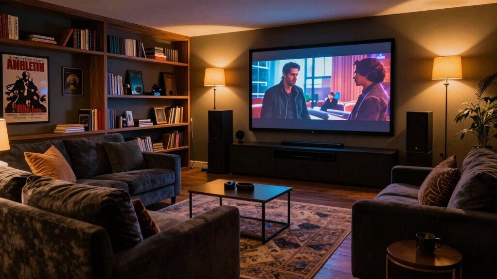 create cozy home theater