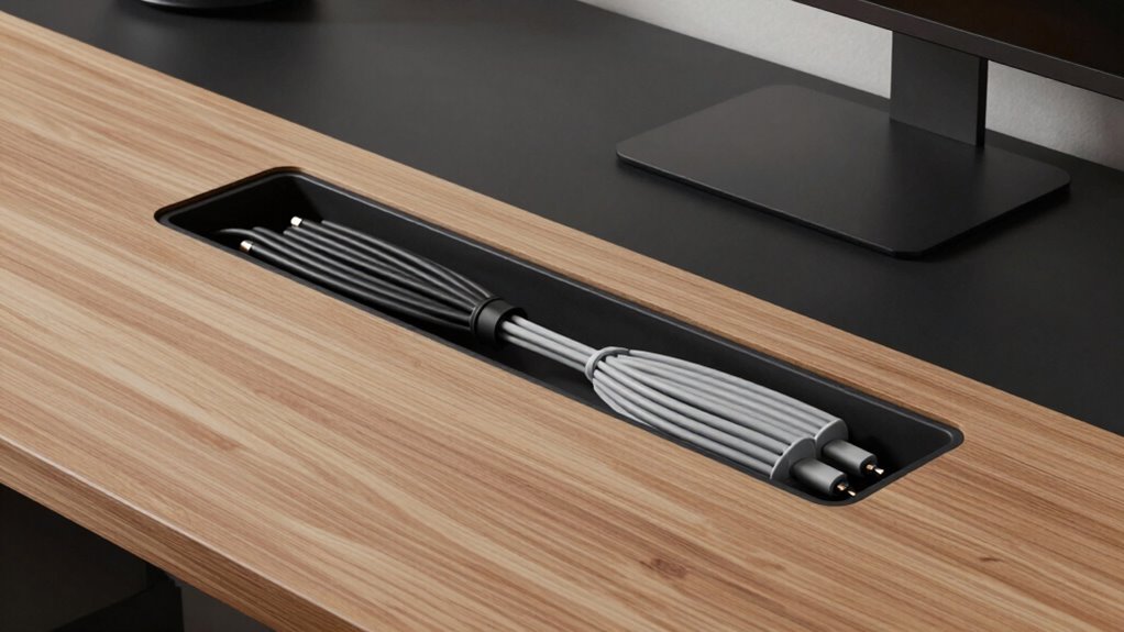 discreetly conceal future cables