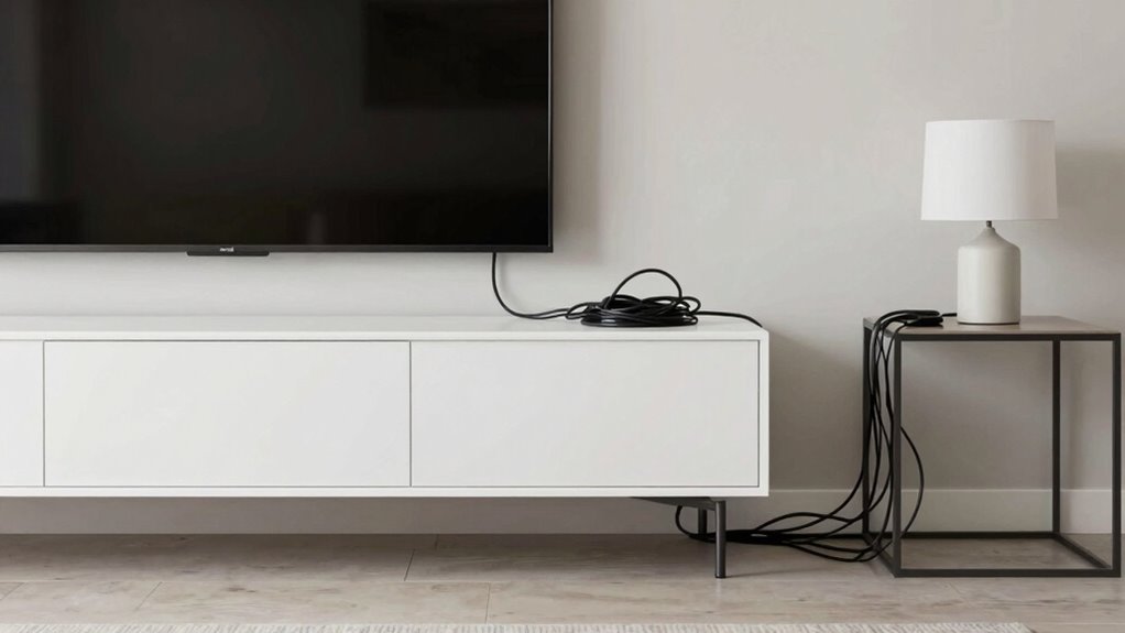hidden organized cable solutions
