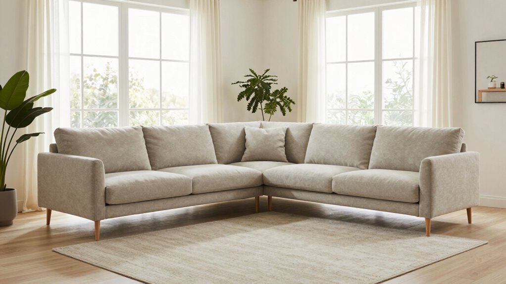 maximize space with large furniture