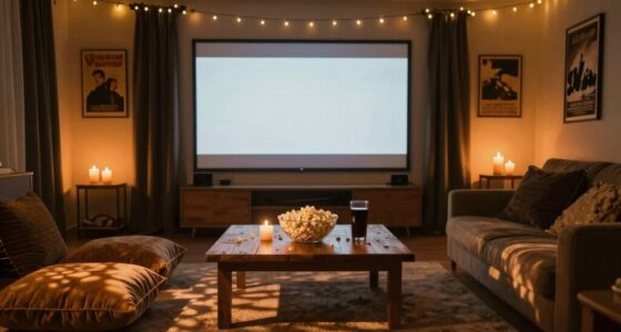 perfect movie night lighting