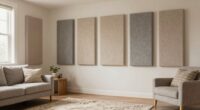 sound absorption without studio feel