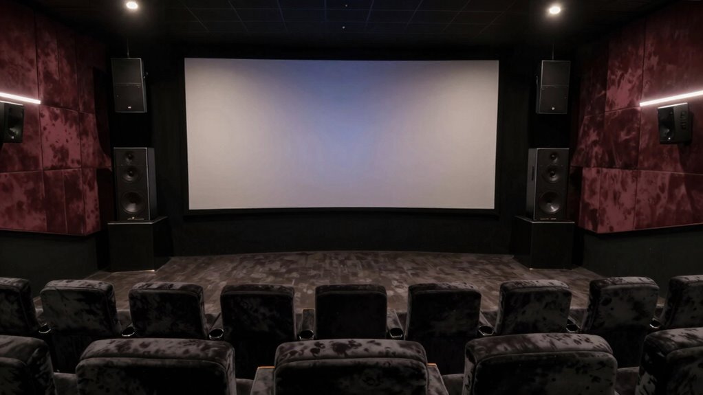 stereo sound enhances theater