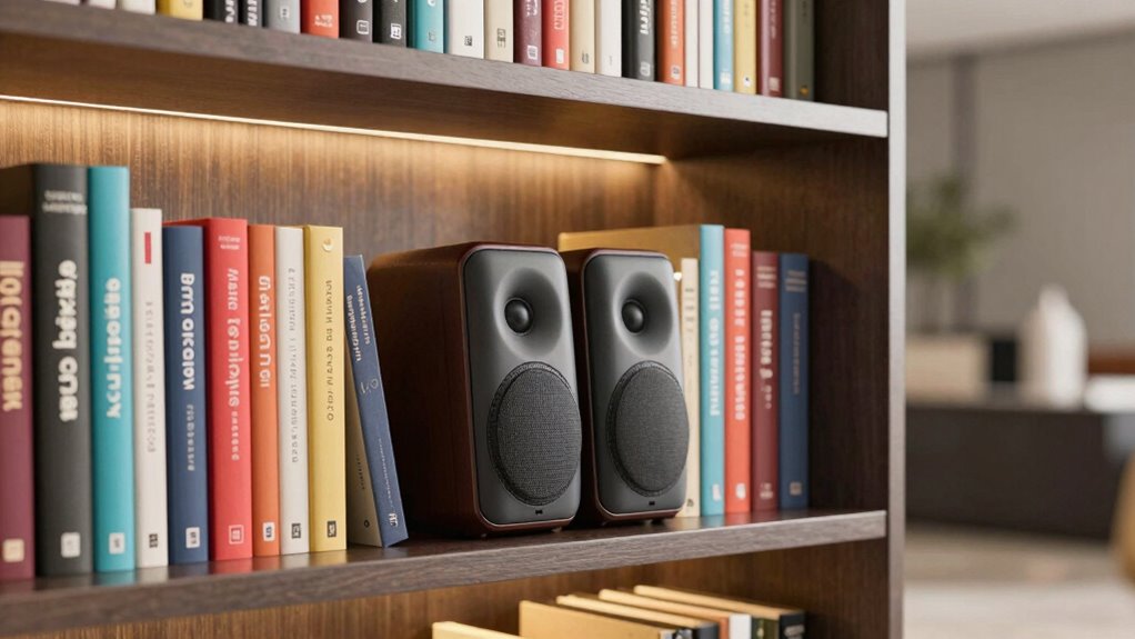 strategic bookshelf speaker placement