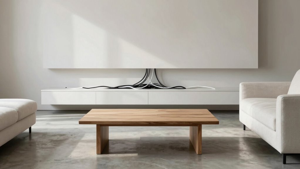 streamlined cables enhance aesthetics