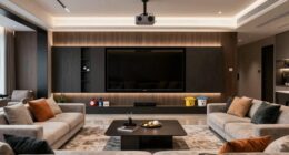 stylish functional family theater