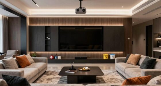 stylish functional family theater