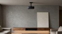 stylish intentional projector setup