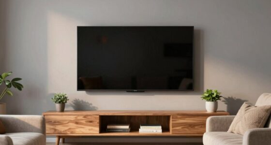 subtle balanced wall mounting