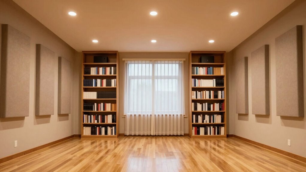 symmetrical speaker and acoustic placement