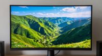 visual strain from screen size