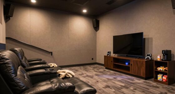 weekly theater room maintenance