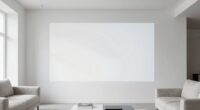 white walls reduce projection clarity