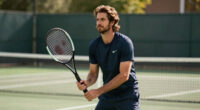 Andrew Garfield Sports Long Hair for Wimbledon Date with Girlfriend Monica Barbaro