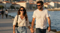 Clara Chía and Gerard Piqué Spotted in A Coruña