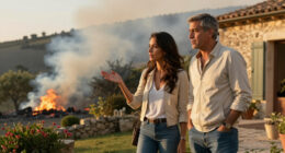 George and Amal Clooney Forced to Evacuate Home in France as Wildfires Burn